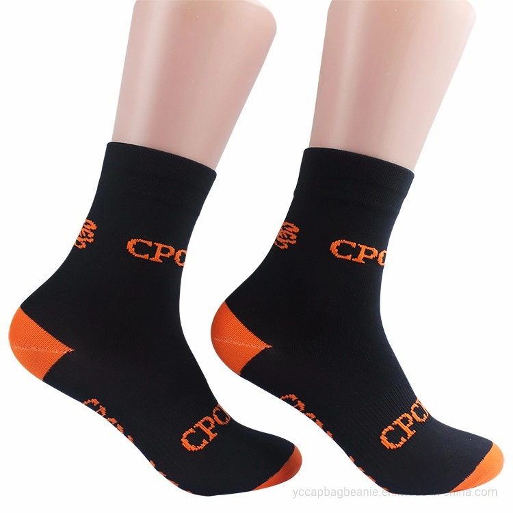 Custom Dry Fit Cotton Sport Jacquard Knee High Football Ankle Short Socks