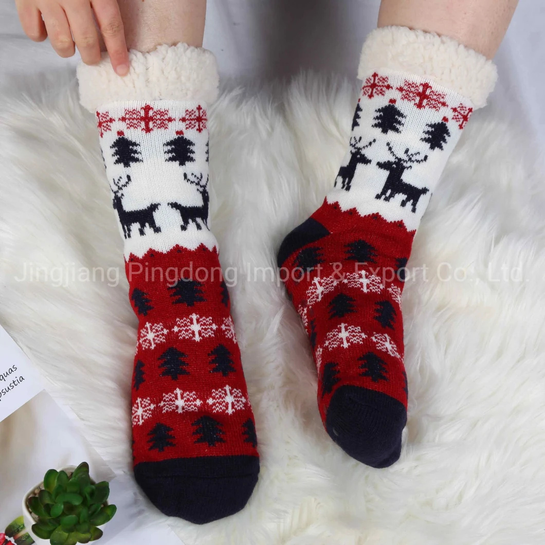 Wholesale Soft Winter Cozy Socks for Women Home Socks Floor Socks Fleece Lined Sherpa Socks