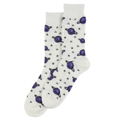 Hommes mode haute qualité Style rétro individualité mâle coton équipage chaussettes paire paquet personnalisé