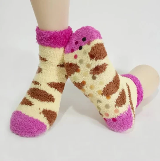 Chaussettes Fuzzy Home en microfibre douces et chaudes de qualité supérieure pour femmes