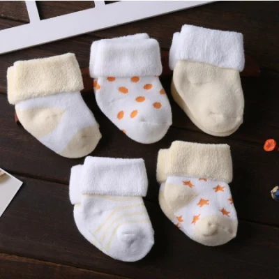 3-12m coton doux bébé filles garçons chaussettes pur bébé accessoires enfants chaussettes