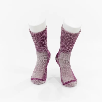 181031sk-Winter Sport Chaussettes hautes thermiques en laine mérinos pour femme