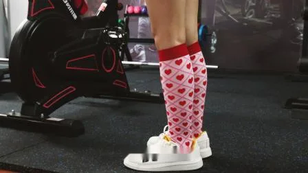 Chaussettes hautes de sport à compression graduée