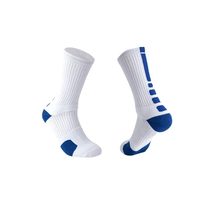 Logo personnalisé de haute qualité en coton jacquard Running Cycling Outdoor Crew Chaussettes